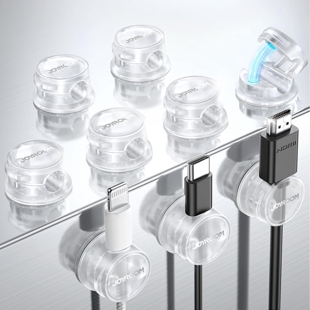 Organizador de cables para gestión de cables JOYROOM, paquete de 9