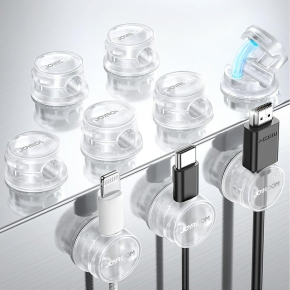 Organizador de cables para gestión de cables JOYROOM, paquete de 9
