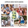 thumbnail image 6 of Naloa Lilies Flowers Basketball Jersey Reversible Men's Mesh Athletic Sports Shirts Training Practice S-4XLX-Large, 6 of 6