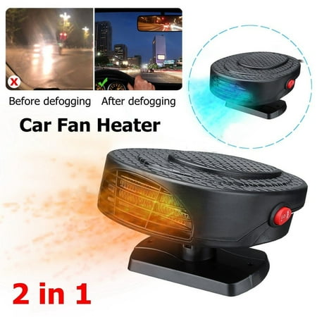 12V Auto Car Heater Cooler Dryer Fan Portable Defroster Demister 150W Warm