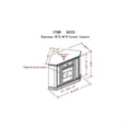 thumbnail image 2 of Leick Meubles Riley Holliday Haut 46" Coin TV Stand en Espresso, 2 of 3