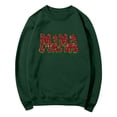 thumbnail image 2 of Craaazy Women's Loose MAMA Letter Print Long Sleeve Round Neck Casual Hoodless Sweatshirts Gifts, 2 of 5