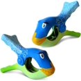 thumbnail image 1 of SolClip Fish Bubbles Beach Towel Clips Pinces à Serviette de Plage (Set of 2 Clips), Blue Green, 1 of 6