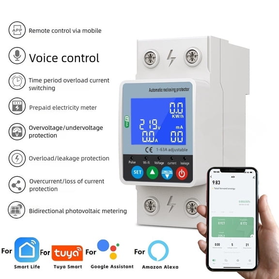 Circuit Breaker With Smart Features For Voltage And Overcurrent Protection