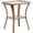 Yellow, variant on Bellefurn Outdoor Side Table for Patio Furniture Sets Patio Wicker Side Table with Storage Glass Top Rattan End Table for Porch Backyard Balcony