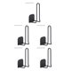 thumbnail image 3 of Matsuzay Estante de almacenamiento de cocina Soporte montado en la pared Accesorios de soporte Estante de película Negro Type2 NO2, 3 of 6