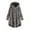 Dark Gray, variant on Clearance asdoklhq Coat for Women Clearance $2,Women Plus Size Button Plush Tops Hooded Loose Cardigan Wool Coat Winter Jacket