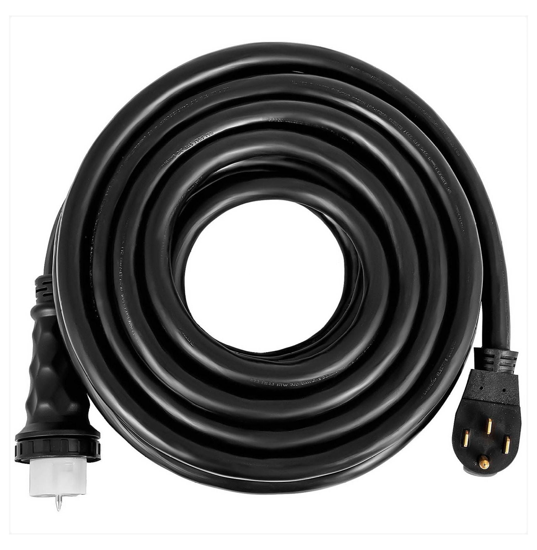 50 Amp Generator Extension Cord 20Ft STW 6/3+8/1 - 12500W N14-50P to CS6364 RV Power Cord Twist Lock Generator Adapter for Home & Outdoor Use