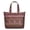 White-110, variant on Earthy Bohemian Style Travel Tote, Lightweight Weekender Bag with Durable Handles & Zipper Closure, Boho Chic for Women and Professionals