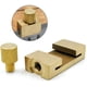 thumbnail image 4 of Regla de posicionamiento de acero inoxidable, herramienta de regla, bloque de regla de acero de latón, tope de regla, regla de marcado 30, herramienta de marcado, para carpintería, bricolaje,, 4 of 5
