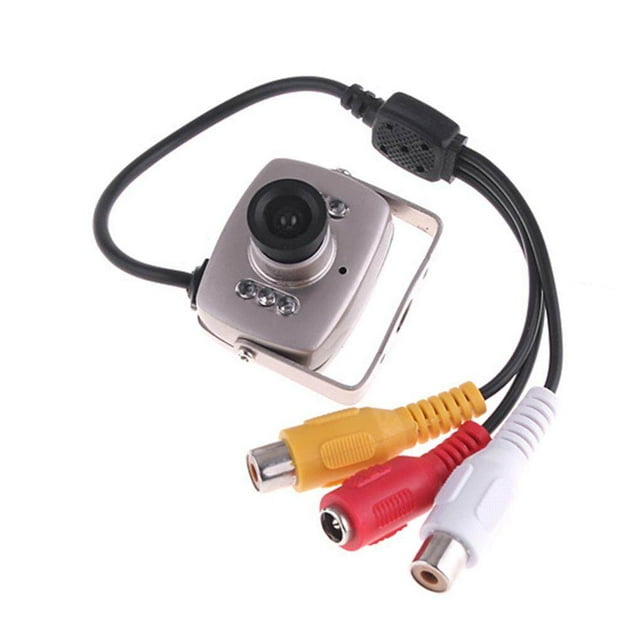 Injueey Cámara con cable Suministros para el hogar Instalación práctica Mano de obra fina Comodidad Grabadora de video multipropósito Mini Cables de audio/vídeo