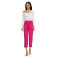 thumbnail image 5 of Nine.Eight Women’s Cropped Paper Bag Waist Pants, 5 of 5