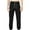 Black, variant on Men's Heated Casual Pants, Polyester Spandex Long Lounge Pants with Electric Heating Technology, Available in M-2XL, Solid Color Fashion Sweatpants for Indoor Outdoor Activities