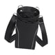 thumbnail image 1 of Bolsa de herramientas para estilistas, bolsillo para tijeras de peluquero, de cuero sintético, profesional negro, 1 of 9