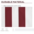 thumbnail image 3 of Toile de Rechange pour Auvent Rétractable 11 Pieds x 10 Pieds, Auvent Pare-Soleil Extérieur, Couverture d'Auvent, Protection UV, Rouge et Blanc, 3 of 7