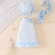 thumbnail image 4 of Estilo de Verano Que Coincide con los Conjuntos de Color Sólido de las Niñas Se Levantan Vestido de Cuello con Flor Impresión Arco Y Malla Detalles Decorativos, Coincidencia Sombrero de Sol Acariciad, 4 of 7