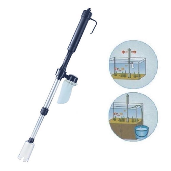 Aquarium Tank Tools, Aquarium Vacuum Gravel Cleaner, Electric Fish Tank Water Changer, Water Vacuum Siphon Pump for Fish Tanks, 1 Pack Electric Pump for Aquarium Gravel Washing,