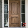 thumbnail image 3 of HYDROWARE Modern Contemporary Long Stainless Steel Push Pull Door Handle for Home Entrance Glass Shower Wooden Barn & Office Store Shop Doors - Copper - 24 Inches, 3 of 5