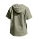 thumbnail image 5 of Camisa de Manga Corta de los Hombres con Capucha de Cárdigan Impresa con Botón con Bolsillos Top Casual para Primavera Verano, 5 of 9