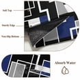 thumbnail image 6 of Navy Blue Black Geometric Area Rugs 5'x8', Washable Small Throw Rugs for Classroom Bedroom, Modern Color Block Abstract Indoor Outdoor Rug Non-Slip Low Pile Carpet Runner Reversible Floor Mats, 6 of 8