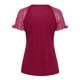 thumbnail image 4 of Forme a mujeres la camiseta floral de la manga del cordón del lazo del uno mismo Ahueca hacia fuera Abanopi Borgoña M, 4 of 7