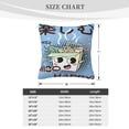 thumbnail image 4 of ZICANCN Decorative Throw Pillow Covers , Miso Noodles Takeaway Couch Sofa Decorative Knit Pillow Covers for Living Room Farmhouse 18"x18", 4 of 8