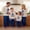 Blue, variant on Family Christmas Pajamas Matching Sets Plaid Christmas Tree Letter Print Tops Plaid Pants Sleepwear