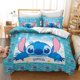 thumbnail image 1 of Disney Lilo &amperio; Juego de funda nórdica con patrón 3d de Stitch, funda de almohada, juego de cama individual, doble, tamaño Queen King para decoración de dormitorio, 200x200cm, 3 uds. Gao Jinjia LED, 1 of 2