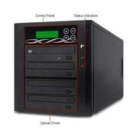 SPARTAN 1 TO 3 HIGH PERFORMANCE 24X CD DVD DUPLICATOR 1 YR WARRANTY