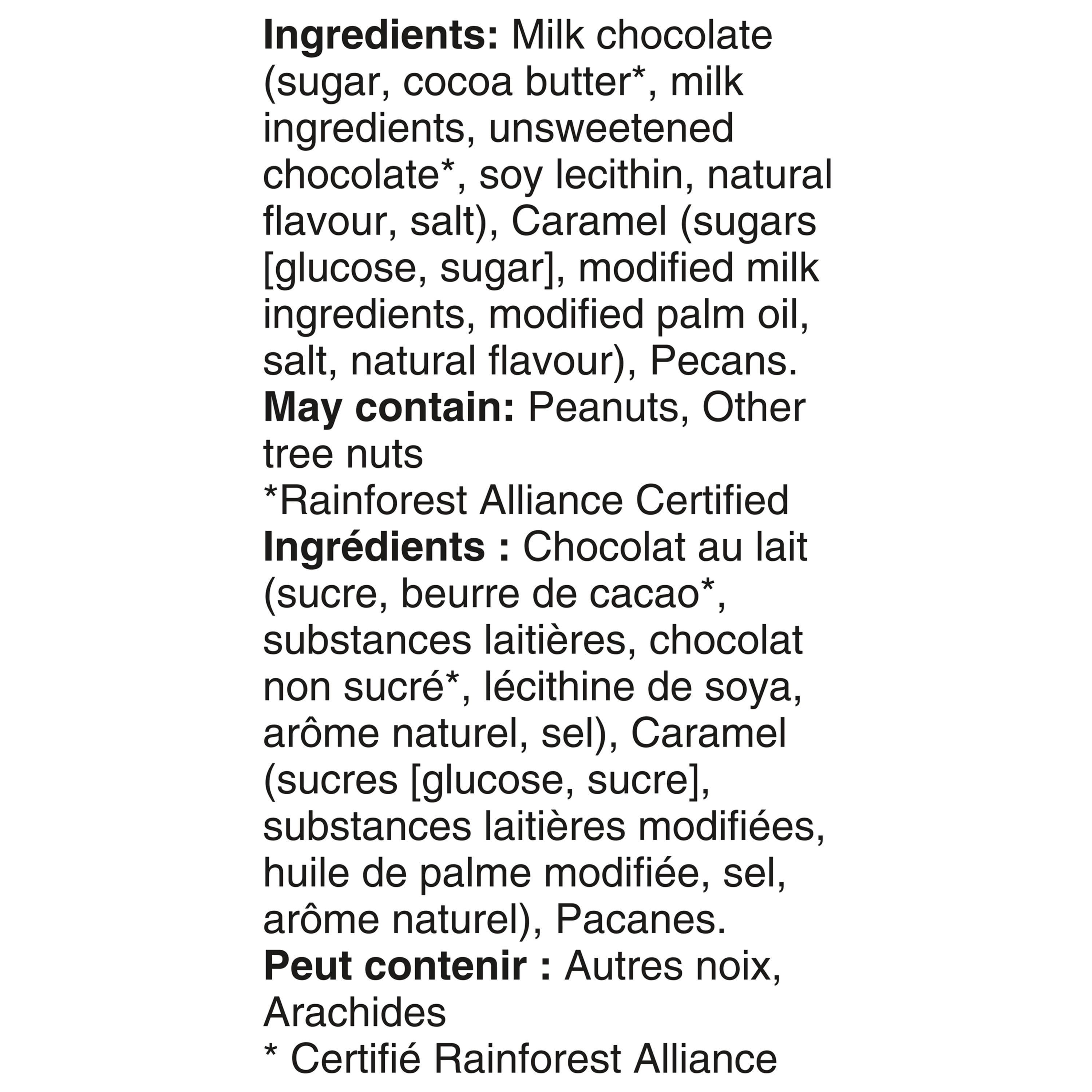 Chocolats des fêtes recette classique 350 g