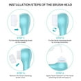 Heldig Facial Cleansing Brush Head Replacement, Facial Cleansing Brush