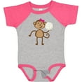 thumbnail image 3 of Inktastic Cute Volleyball Girl Monkey Girls Baby Bodysuit, 3 of 5