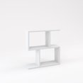 thumbnail image 4 of Ada Home Decor Furniture White 2 Tier Sawyer Modern Side Table, 4 of 6
