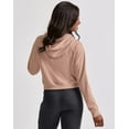 thumbnail image 3 of Hanes Originals Women's French Terry Cropped Hoodie Iced Mocha 2XL, 3 of 4