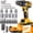 Yellow Lithium drill + 1 battery, variant on DGB Cordless Impact Wrench, High Torque Rechargeable Power Tool for Automotive Tire Changes and Fastening Repairs