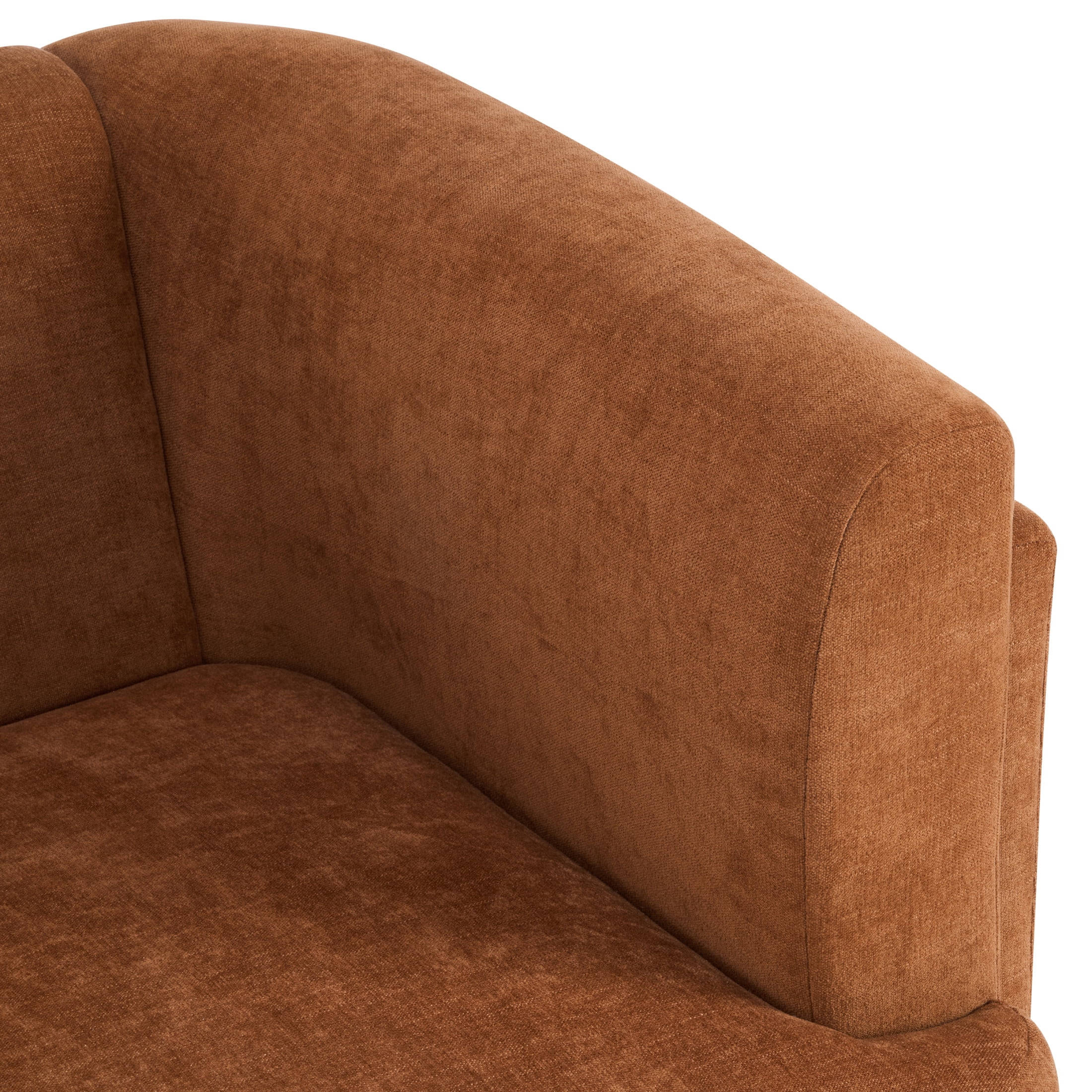 Christopher Knight Home 77.5" Modern Upholstered Sofa, 3 Seater Living Room Couch, Caramel