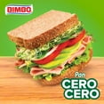 thumbnail image 3 of Bimbo Cero Cero Wheat Bran Bread, 21.52 oz, Wheat Bread, Bag, 3 of 7