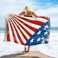 QianYing Summer Independence Day Microfiber Beach Towel Super
