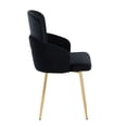 thumbnail image 2 of Lumisource Dahlia Set Of 2 Dining Chair In Gold Metal Finish CH-DAHLIA2 AUVBK2, 2 of 5