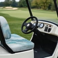 thumbnail image 3 of Garronmavis Blue Marble Golf Cart Seat Covers for Women Men Easy to Install and Clean Split Backrest Front Seat Cover Summer Accessiores for Interior Sun Protection, 3 of 6