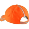 thumbnail image 2 of Lightweight High Visibility Adult Pickleball Hat Cap, Safety Orange/Black, 2 of 2