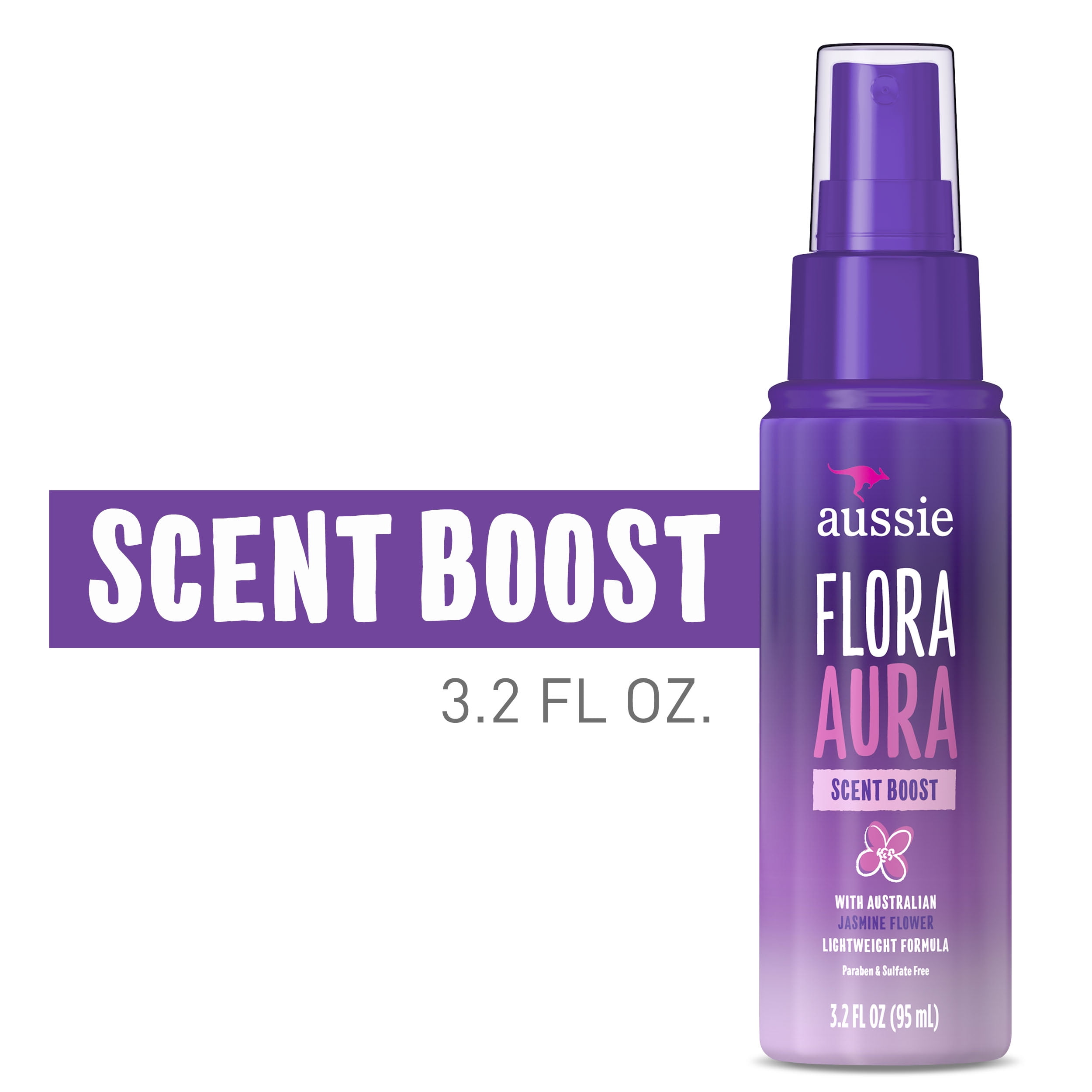 Aussie Flora Aura Scent Boost Hair Spray, Paraben Free, 3.2 fl oz