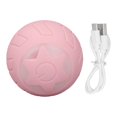 thumbnail image 1 of Peppy Pet Cat Ball with Colorful Flashing LED Lights, Automatic Rolling Ball, USB Rechargeable, Pink, English Packaging, 1 of 4