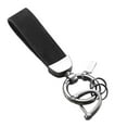 thumbnail image 4 of 4 Llaveros De Cuero De PU Con Clip Para Mochila, Bolso, Bolso De Mano, Color Negro, 4 of 8