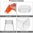 thumbnail image 3 of 16 Pack 4 Ounces Plastic Juice Bottles Reusable Small Clear Juice Container Compitiabe With Storing Juice, Milk, Smoothie, Homemade Beverages (white, 3 of 5