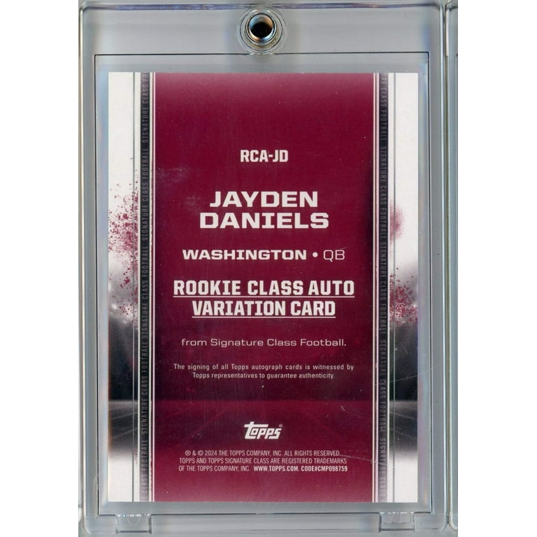 2024 Topps Signature Class Jayden Daniels #RCAJD Auto Rookie RC