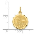 thumbnail image 2 of 14k A Date to Remember Charm in 14k Yellow Gold, 2 of 2