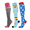 Gray Blue Pink, variant on 3 Pairs Copper Compression Socks for Women & Men Circulation 15-20 mmhg - Better Blood Flow, Swelling, Best Support for Medical, Running, Nursing