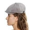 thumbnail image 2 of Hats Acrylic Fiber Newsboy Cap For Men Classic Vintage Cabbie Elastic Flat Beret Cap Hat, 2 of 7
