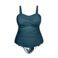 thumbnail image 5 of HUAXUN Tankini Swimsuits for Women Full Coverage Swimsuits Womens Swimsuits Full Coverage Adjustable Straps 2 Piece Swimsuit Tummy Control Bathing Suit, 5 of 5